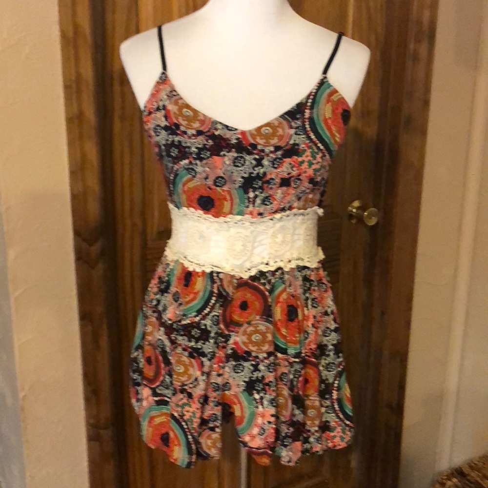 Maze Collection see through waist romper